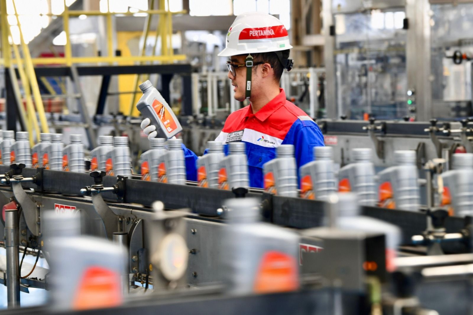 PT Pertamina Lubricants terus memperkuat daya saing bisnis pelumas nasional melalui pengoperasian fasilitas produksi berteknologi modern. (Foto: Dok/Istimewa) 