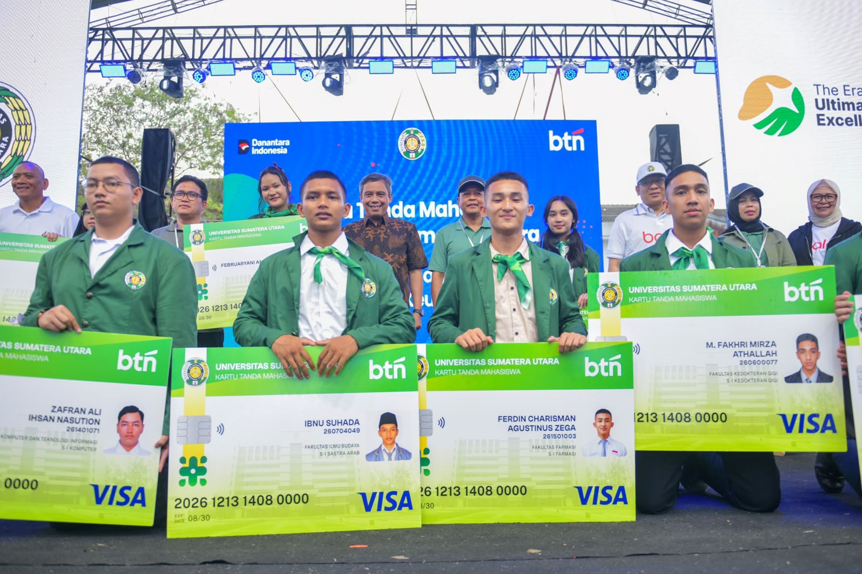 PT Bank Tabungan Negara (Persero) Tbk (BTN) terus memperluas dukungan untuk ekosistem transaksi di lingkungan perguruan tinggi melalui peluncuran sekitar 9.800 Kartu Tanda Mahasiswa (KTM) Co-Branding bersama Universitas Sumatera Utara (USU)