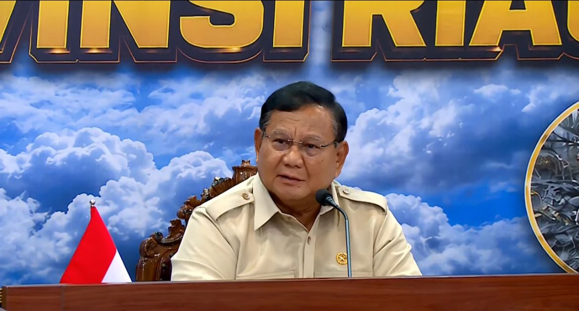 Prabowo Subianto rapat koordinasi Kebakaran Hutan (Karhutla) <b>(Istimewa)</b>