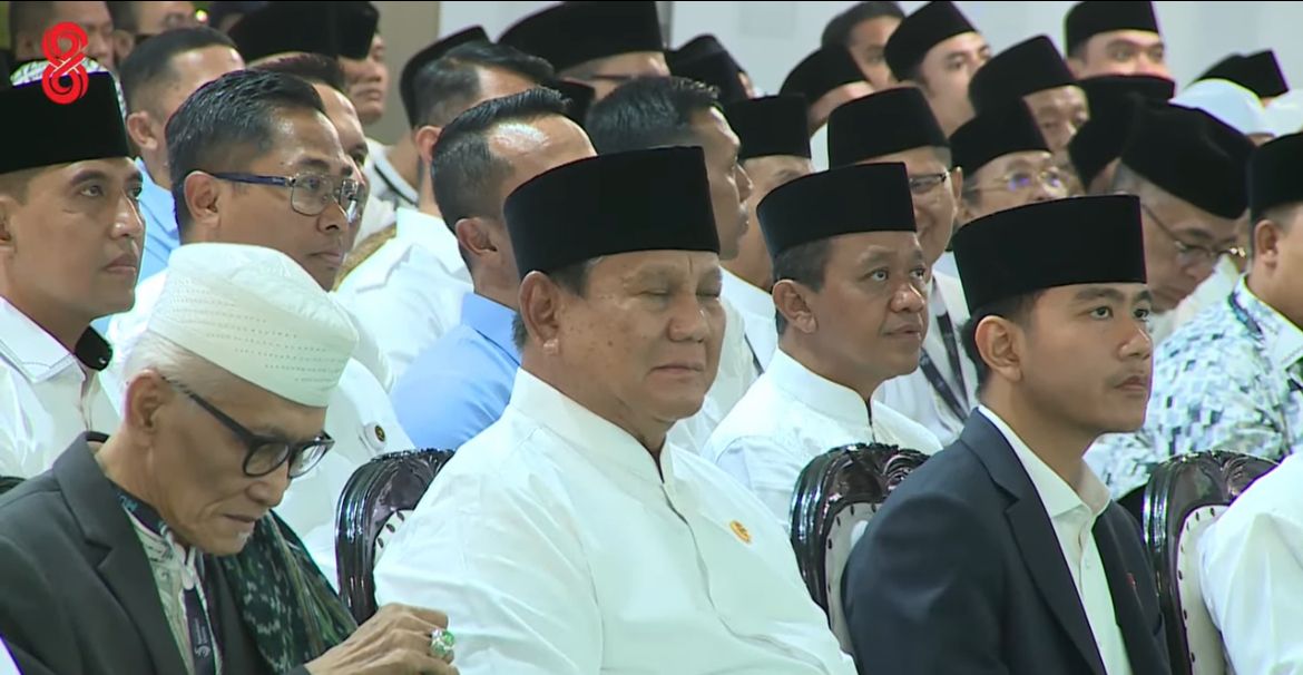 Prabowo dan Gibran Tiba di Muktamar ke-35 NU di Jombang <b>(Istimewa)</b>