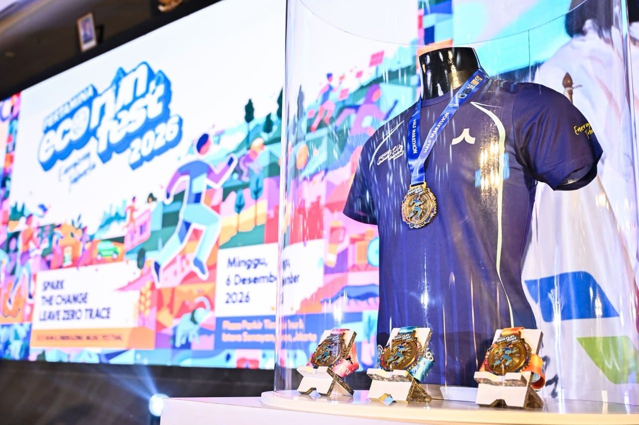 Dari Limbah Plastik dan Tekstil, Ini Eco Jersey Pertamina Eco RunFest 2026.