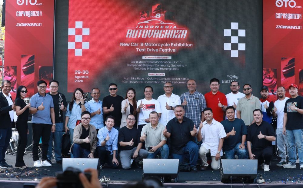 The 8th Indonesia Autovaganza kembali menyapa pencinta otomotif Tanah Air di QBig Mall, BSD City, Tangerang, Banten, pada 29-30 Agustus 2026. (Foto: Dok/Istimewa)