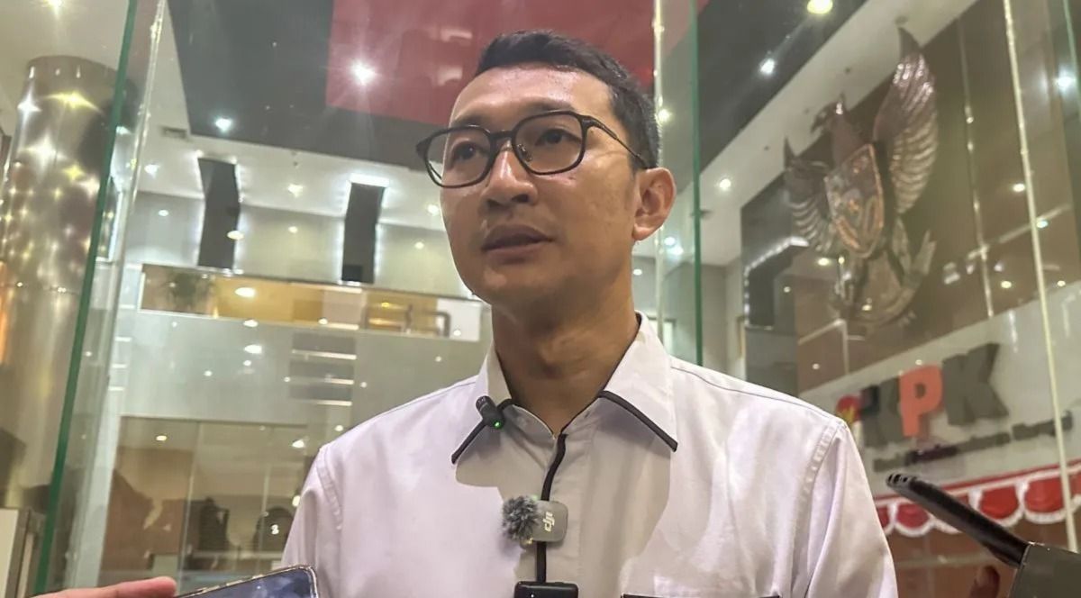 Juru Bicara Komisi Pemberantasan Korupsi Budi Prasetyo memberikan keterangan di Gedung Merah Putih KPK, Jakarta <b>(Antara)</b>