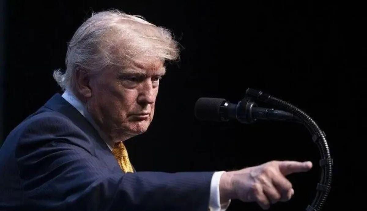 Presiden AS Donald Trump menggelar konferensi pers di Kompleks Kepresidenan sebagai bagian dari KTT NATO ke-36 para Kepala Negara dan Pemerintahan di Ankara, Turkiye, pada 8 Juli 2026. <b>(Antara)</b>