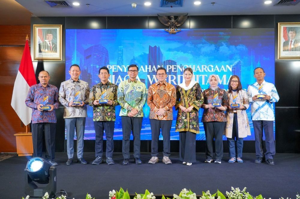 Konsistensi BRI dalam mendorong UMKM menembus pasar global mendapatkan apresiasi dari Badan Pengembangan Sumber Daya Manusia Perdagangan Kementerian Perdagangan melalui Penghargaan Niaga Werdhitama kategori Industry Trade Development Partner. (Foto: Dok/Istimewa/BRI)