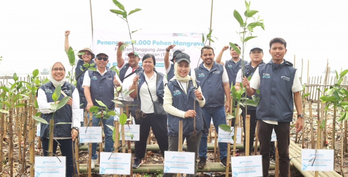 Penanaman Mangrove PT Jasa Armada Indonesia Tbk (IPCM) <b>(Istimewa)</b>