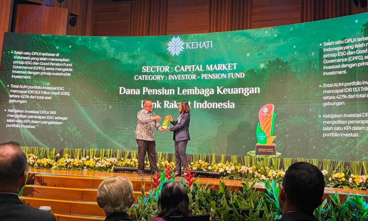 Konsisten Perkuat Investasi Berkelanjutan, DPLK BRI Raih Kehati ESG Award 2026.