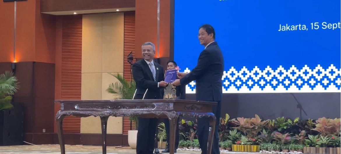 Suahasil Nazara resmi menjadi Menteri Keuangan menggantikan Purbaya Yudhi Sadewa. <b>(Ntvnews.id-Muslimin Trisyuliono)</b>