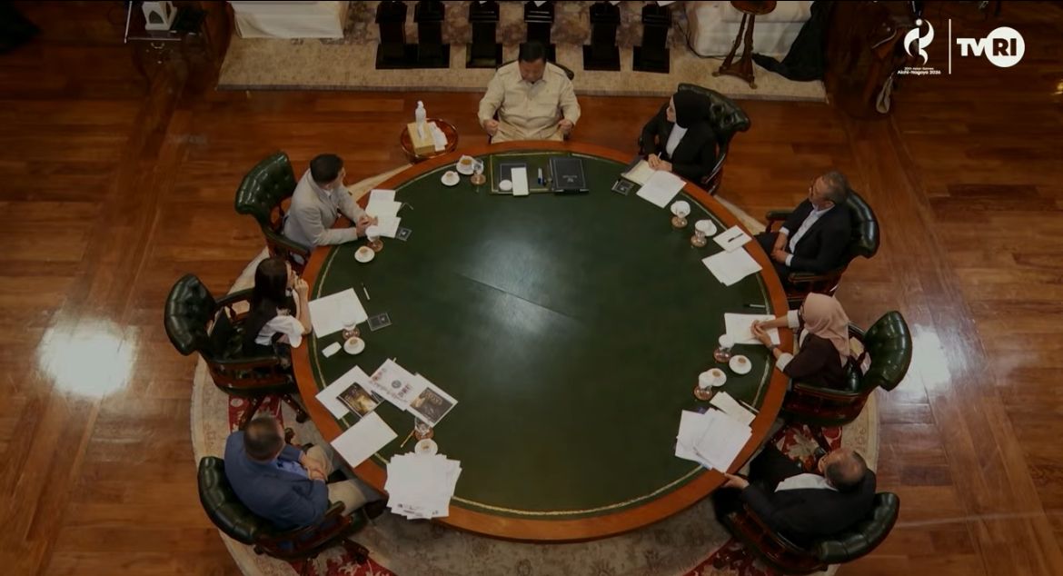 Prabowo dalam Program Presiden Prabowo Menjawab <b>(Istimewa)</b>