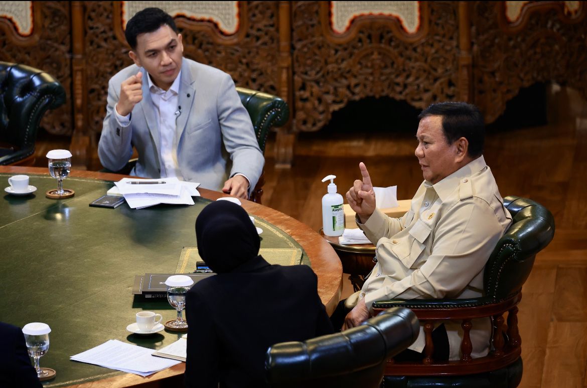 Prabowo dalam Program Presiden Prabowo Menjawab <b>(Istimewa)</b>