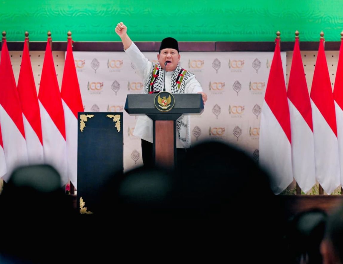 Prabowo Subianto di HUT Gontor <b>(Istimewa)</b>