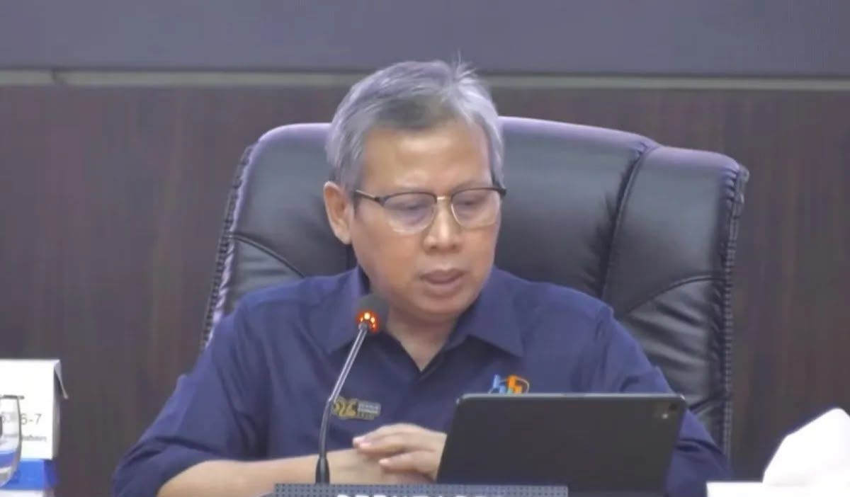 Tangkapan layar - Deputi Bidang Statistik Distribusi dan Jasa Badan Pusat Statistik (BPS) Ateng Hartono memberikan pemaparan terkait Indeks Perkembangan Harga minggi ketiga September di Jakarta, Senin, 21 September 2026. <b>(Antara)</b>