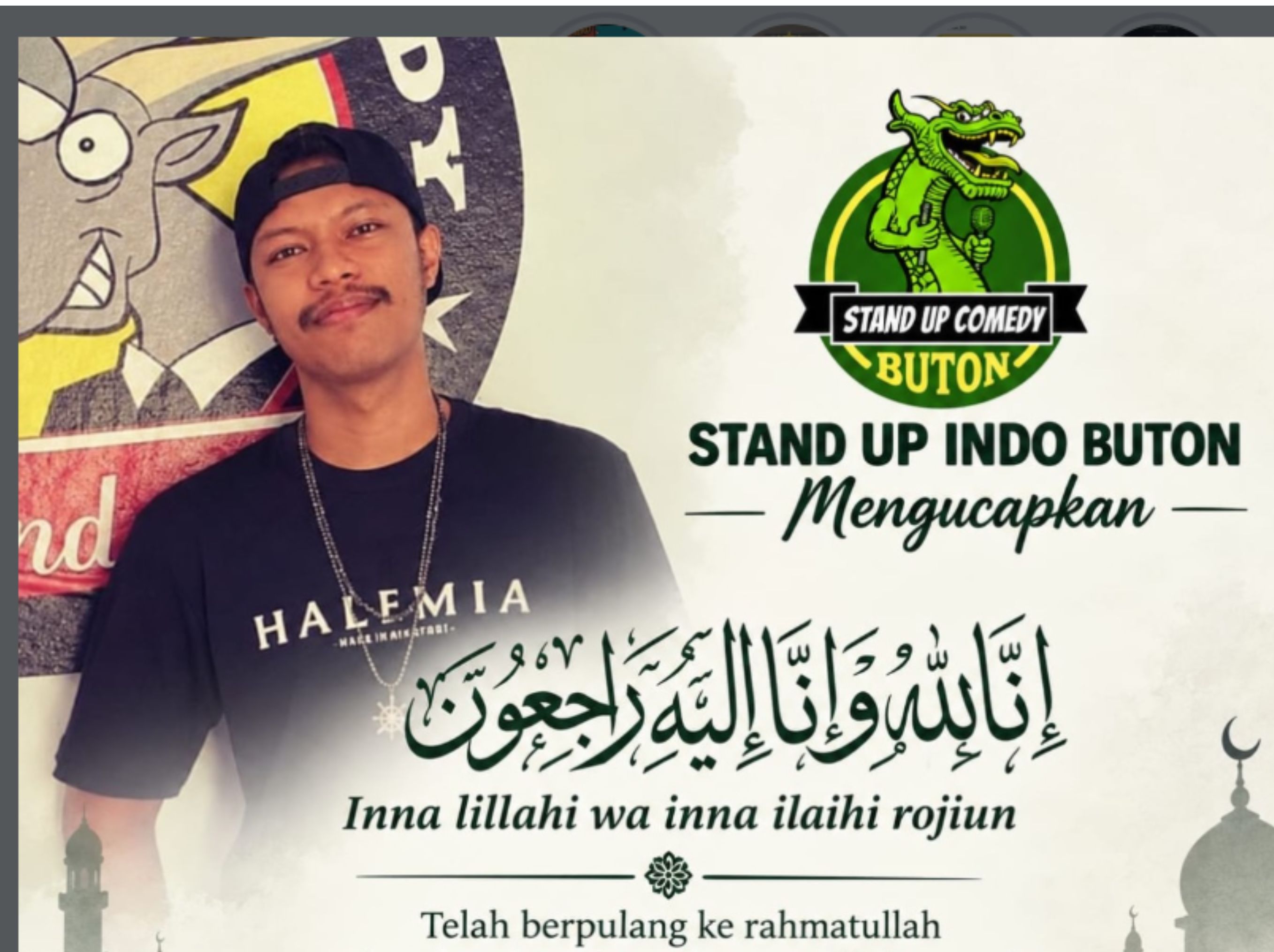 Amal Buton, adik Arie Kriting Meninggal Dunia <b>(standupindo_btn)</b>