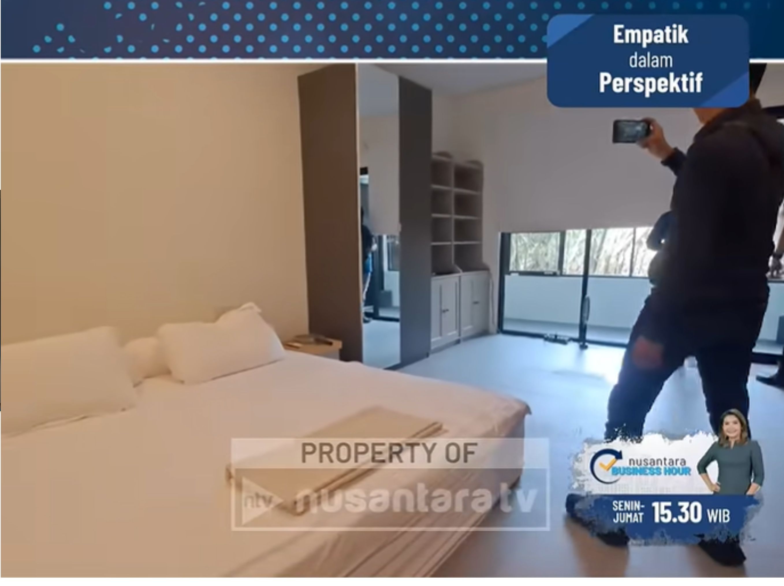 kamar salah satu hunian di Lapas Cibinong <b>(NUSANTARA TV YOUTUBE)</b>