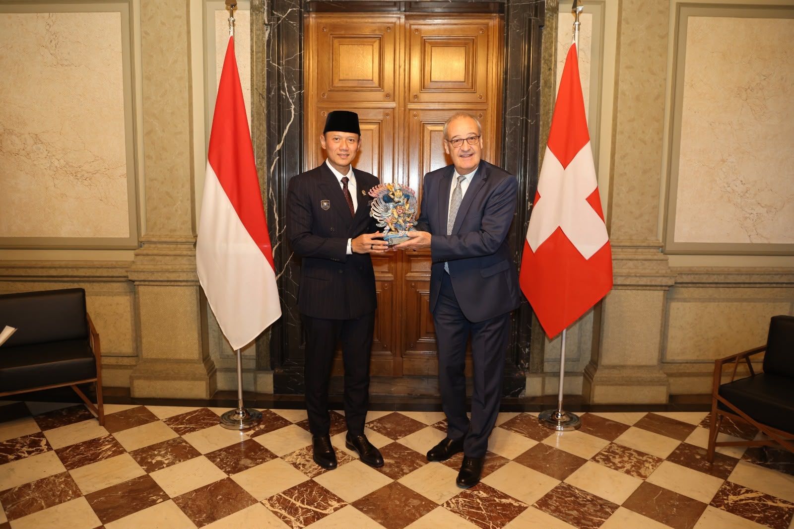 AHY Dorong Penguatan Kerja Sama Air, Energi, dan Konektivitas Indonesia&ndash;Swiss .