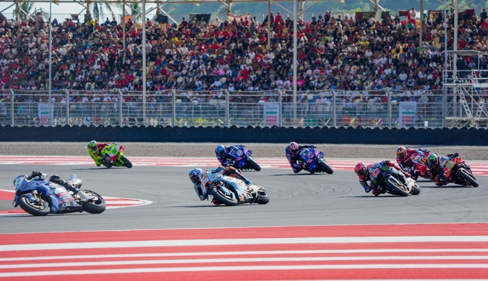 Dukungan BRI dalam kegiatan MotoGP&trade; Mandalika 2026 menjadi bentuk kemitraan ekosistem terintegrasi yang menghubungkan olahraga, pariwisata, UMKM, dan keberlanjutan dalam satu rangkaian kegiatan. (Foto: Dok/BRI)