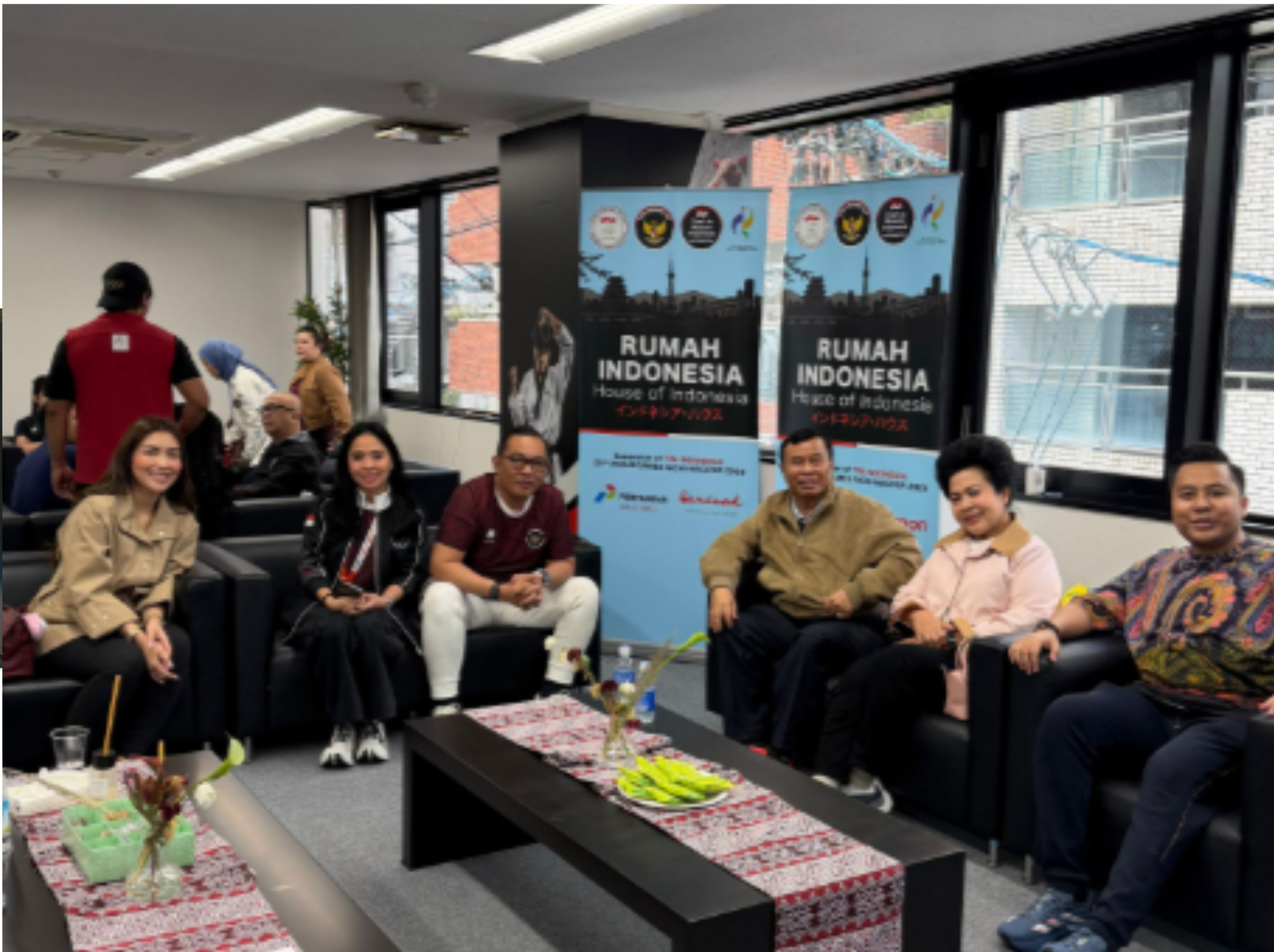 Preskom NT Corp dan Jajaran BOD Nusantara TV Sambangi Rumah Indonesia di Jepang Dukung Perjuangan Atlet di Asian Games 2026 <b>(DOK NT CORP)</b>