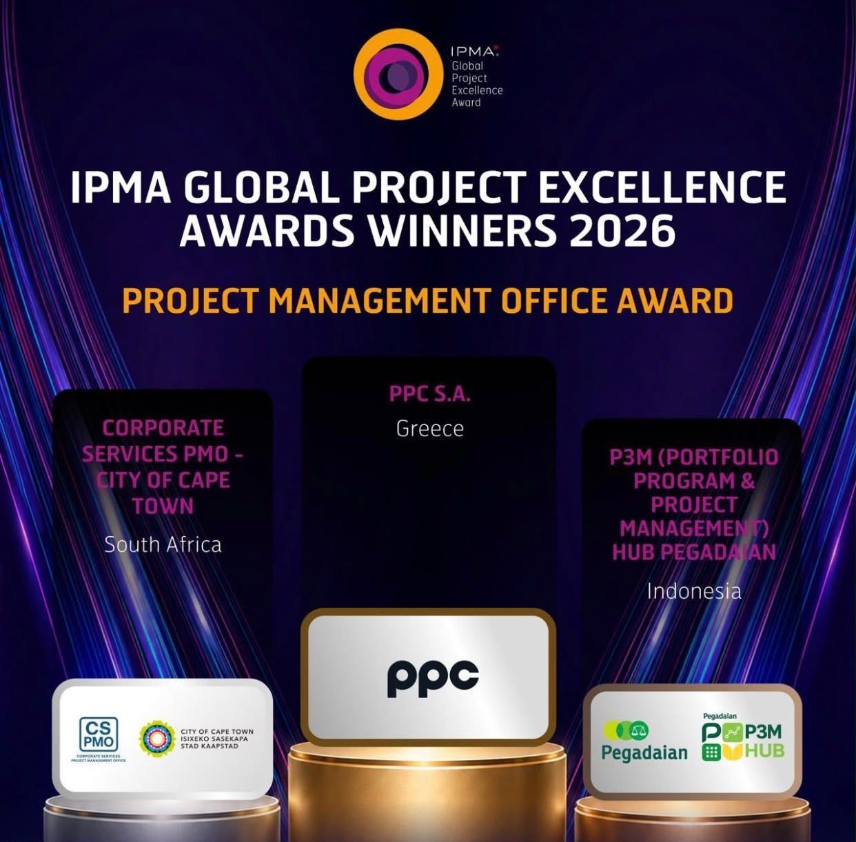 PT Pegadaian (Persero) mengharumkan nama bangsa dengan berhasil membawa pulang penghargaan Bronze Winner pada ajang IPMA Global Project Excellence Award 2026 yang digelar di Hiroshima, Jepang, pada Jumat (18/09). (Foto: Dok/Istimewa/Pegadaian) 