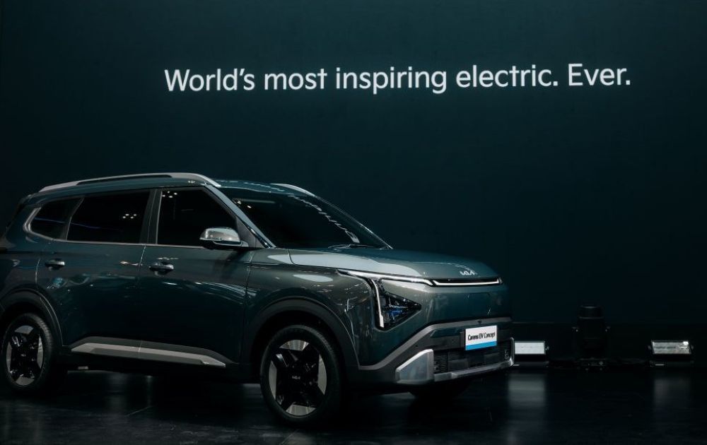 Kia kini mulai memperlihatkan arah baru Carens melalui Carens EV Concept. (Foto: Dok/Istimewa/Kia Indonesia)