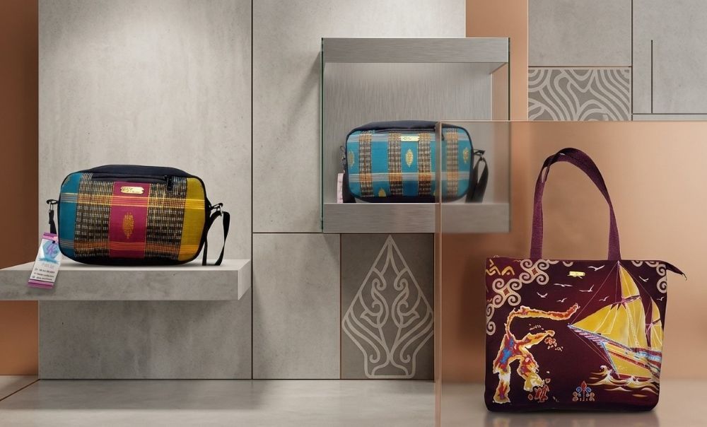 Ripuji Lontaratta merupakan usaha yang bergerak di bidang fesyen dan craft dengan menghadirkan produk seperti tas dan topi. (Foto: Dok/Istimewa/BRI) 