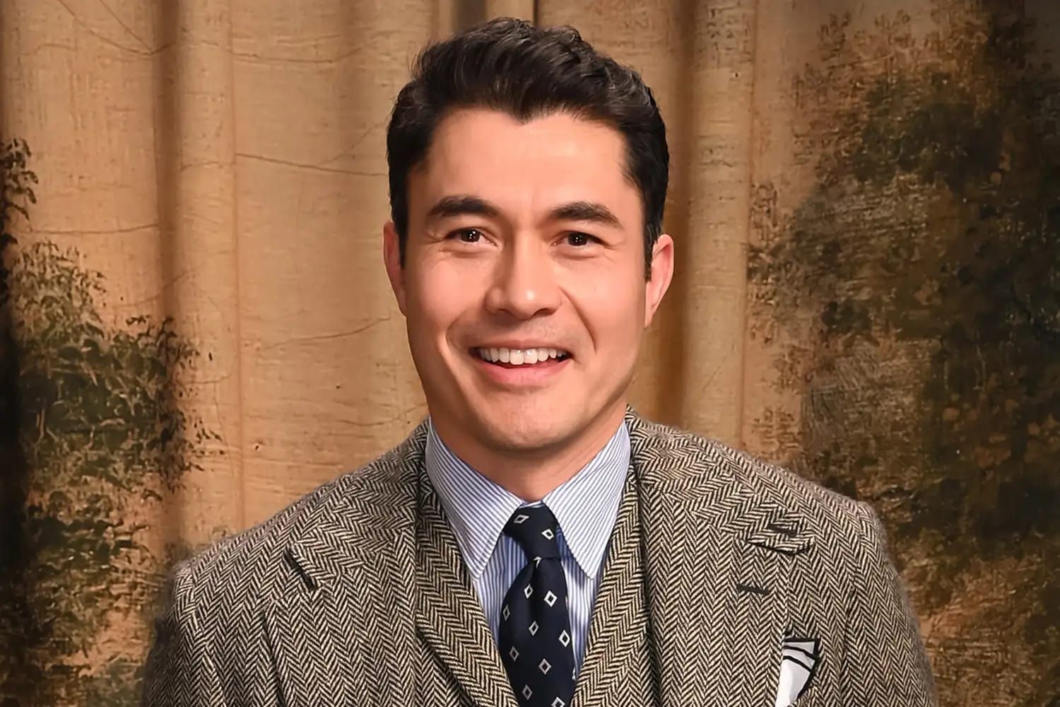 Henry Golding attends British Vogue &amp; GQ Celebrate Fashion &amp; Film at Simpsons in the Strand.