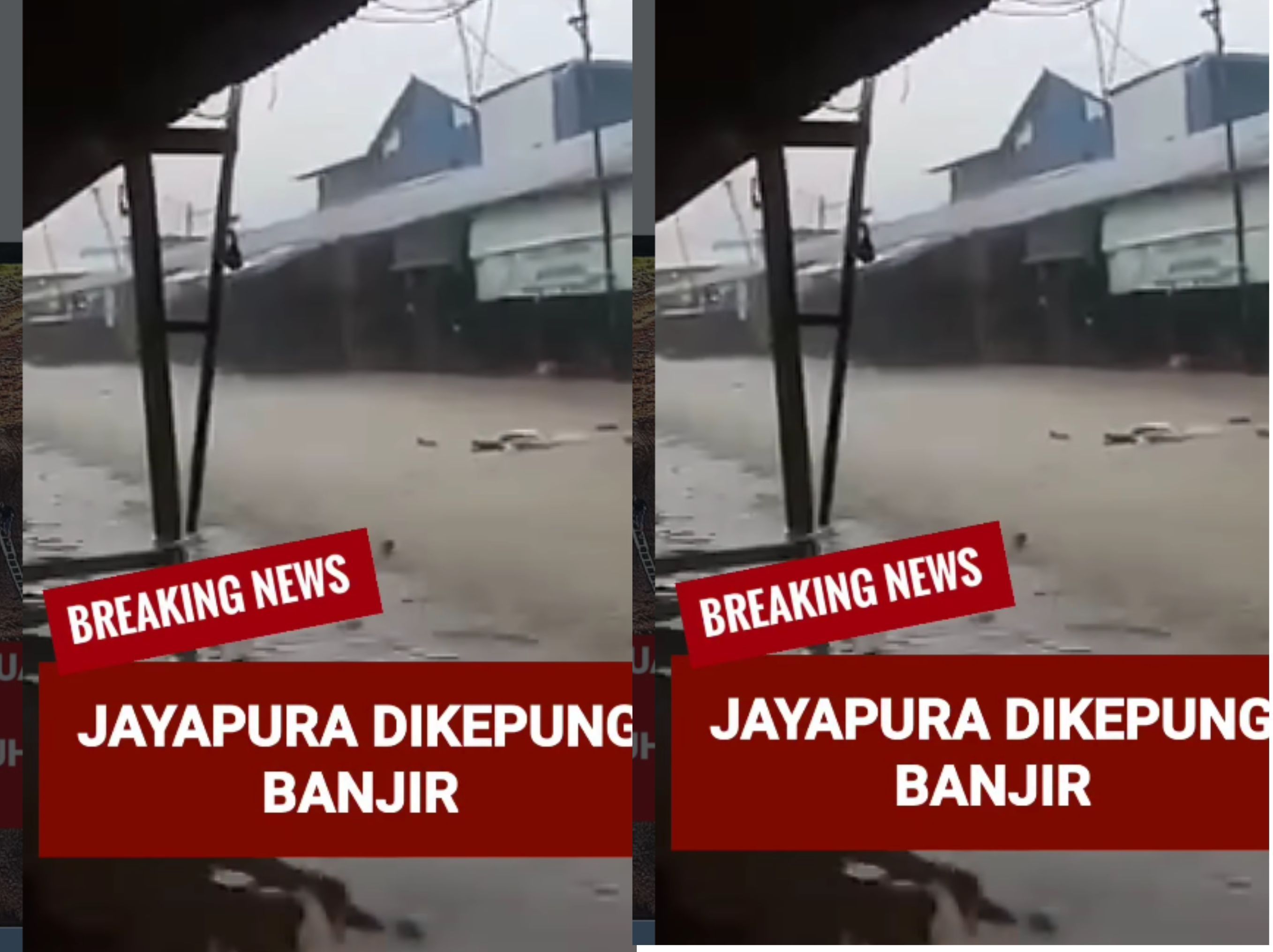 Jayapura Dikepung Banjir Pagi Ini <b>(NET2NETNEWS)</b>