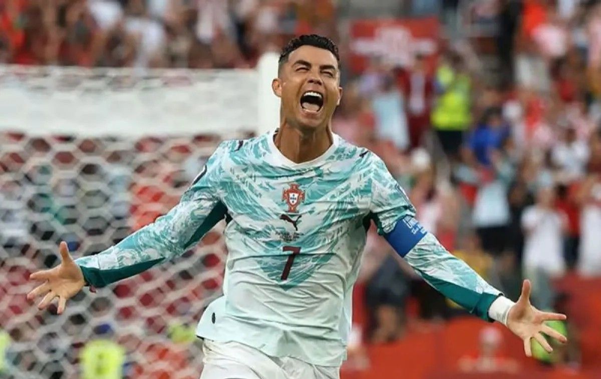 Cristiano Ronaldo, dalam penampilan kesembilannya di babak gugur Piala Dunia 2026. fifa.com/pri (Antara)