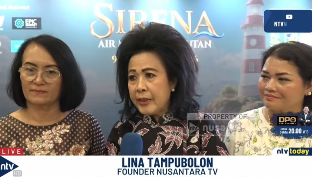 Founder Nusantara TV, Lina Tampubolon. 
