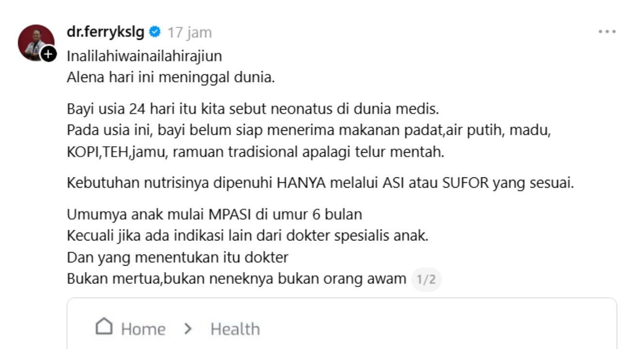 Utasan dr Ferry <b>(Tangkapan layar)</b>