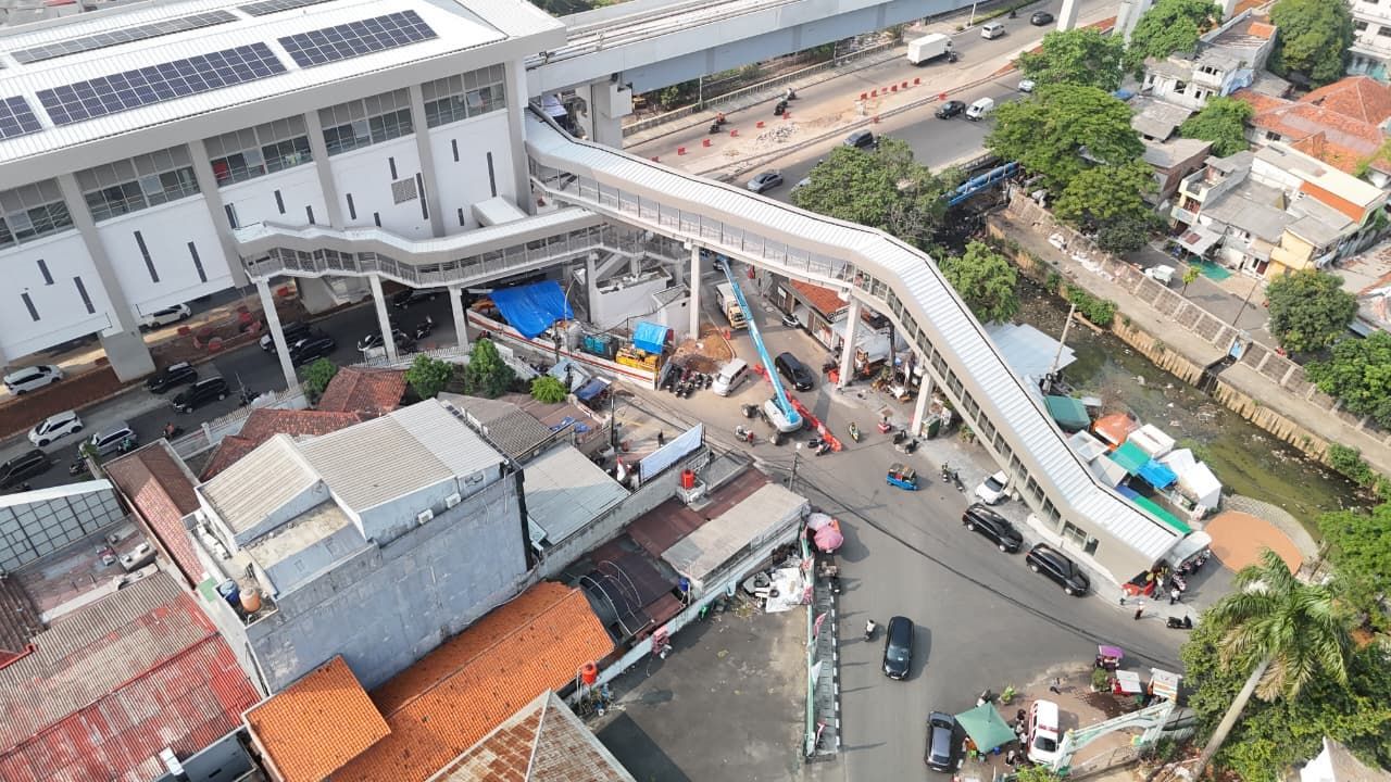 Jakpro Terus Lakukan Akselerasi Penyempurnaan Akses dan Fasilitas Stasiun LRT Jakarta
