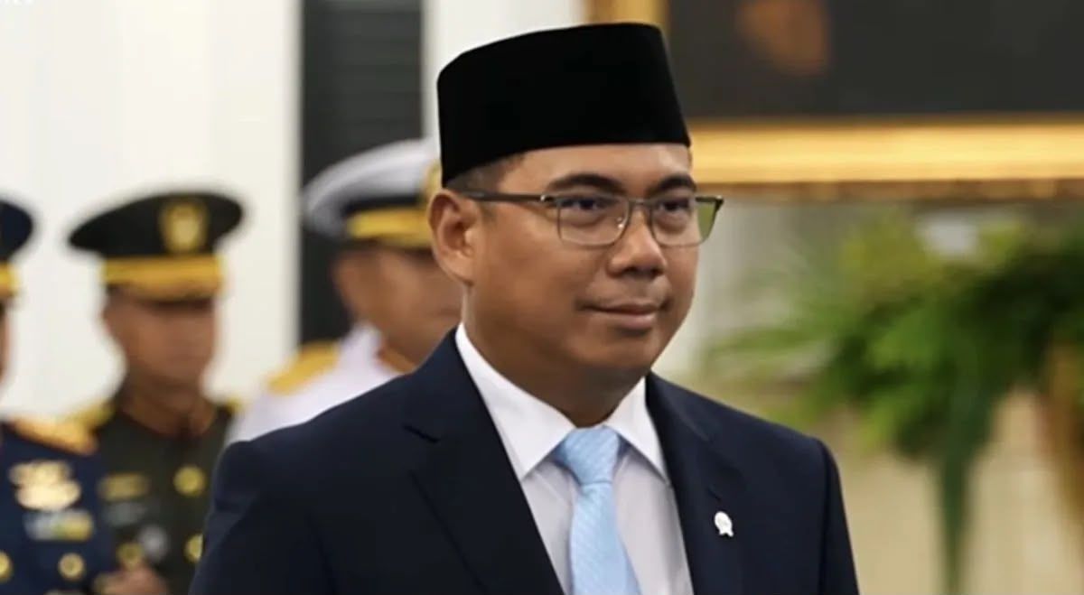 Tangkapan layar - Wamentan Alim Setiawan Slamet dalam pelantikan yang diadakan di Istana Negara, Jakarta, Kamis, 15 Oktober 2026. <b>(Antara)</b>