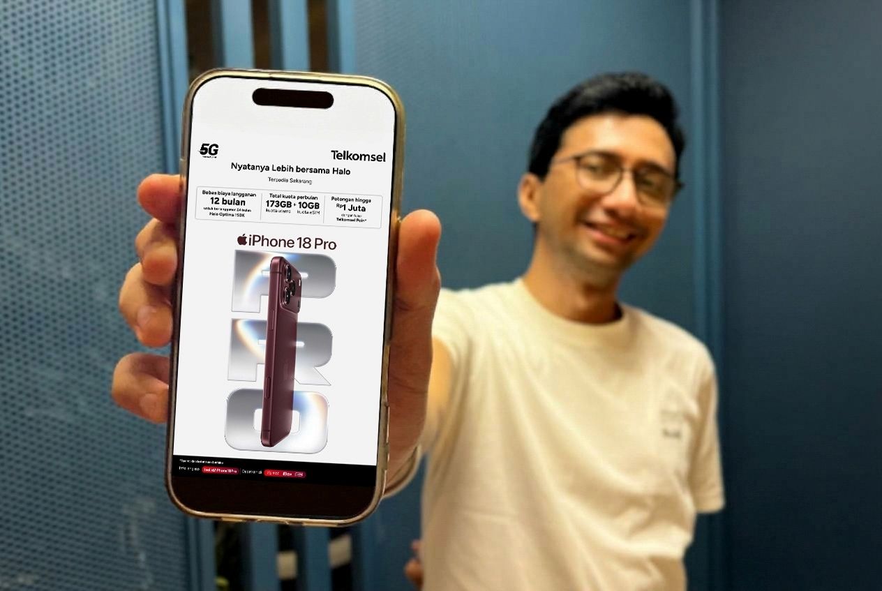 Telkomsel menghadirkan pilihan bundling Halo dan SIMPATI untuk iPhone 18 Pro dan iPhone 18 Pro Max yang kini tersedia di Indonesia, dengan berbagai manfaat tambahan sesuai kebut