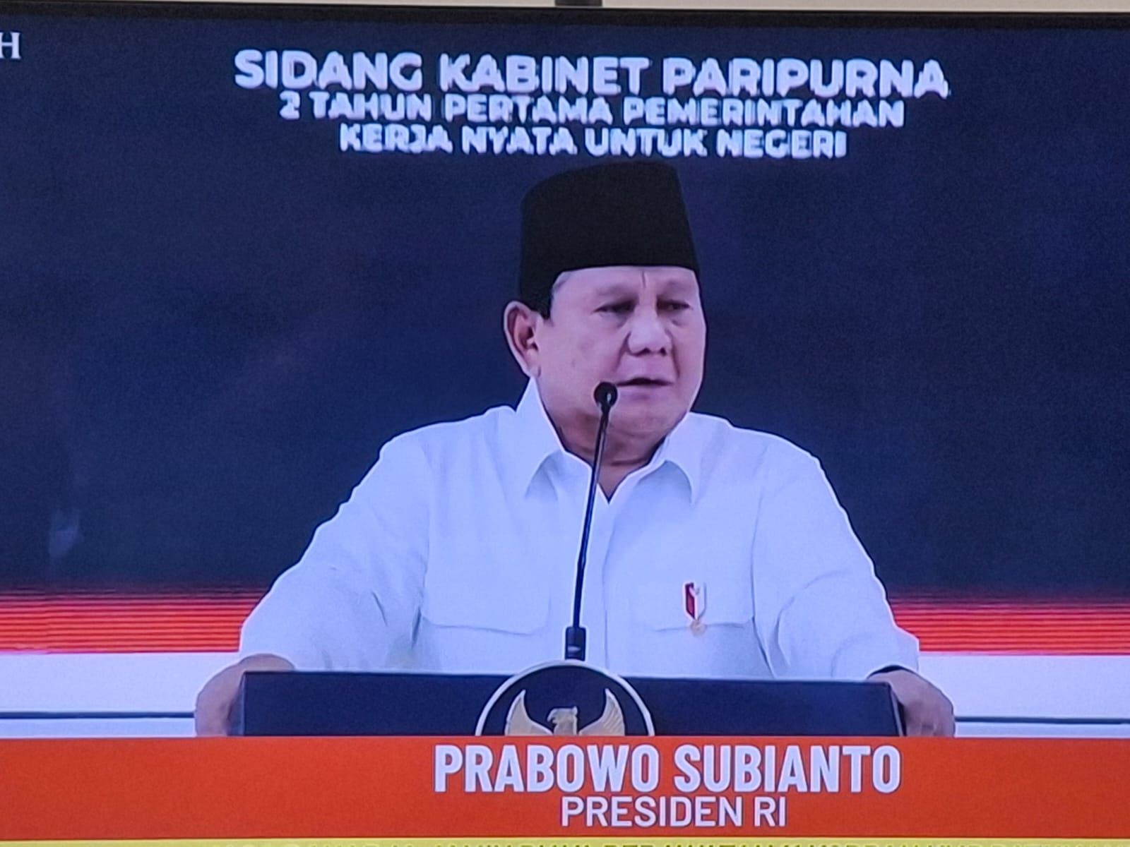 Presiden Prabowo Subianto <b>(DOK NTV)</b>