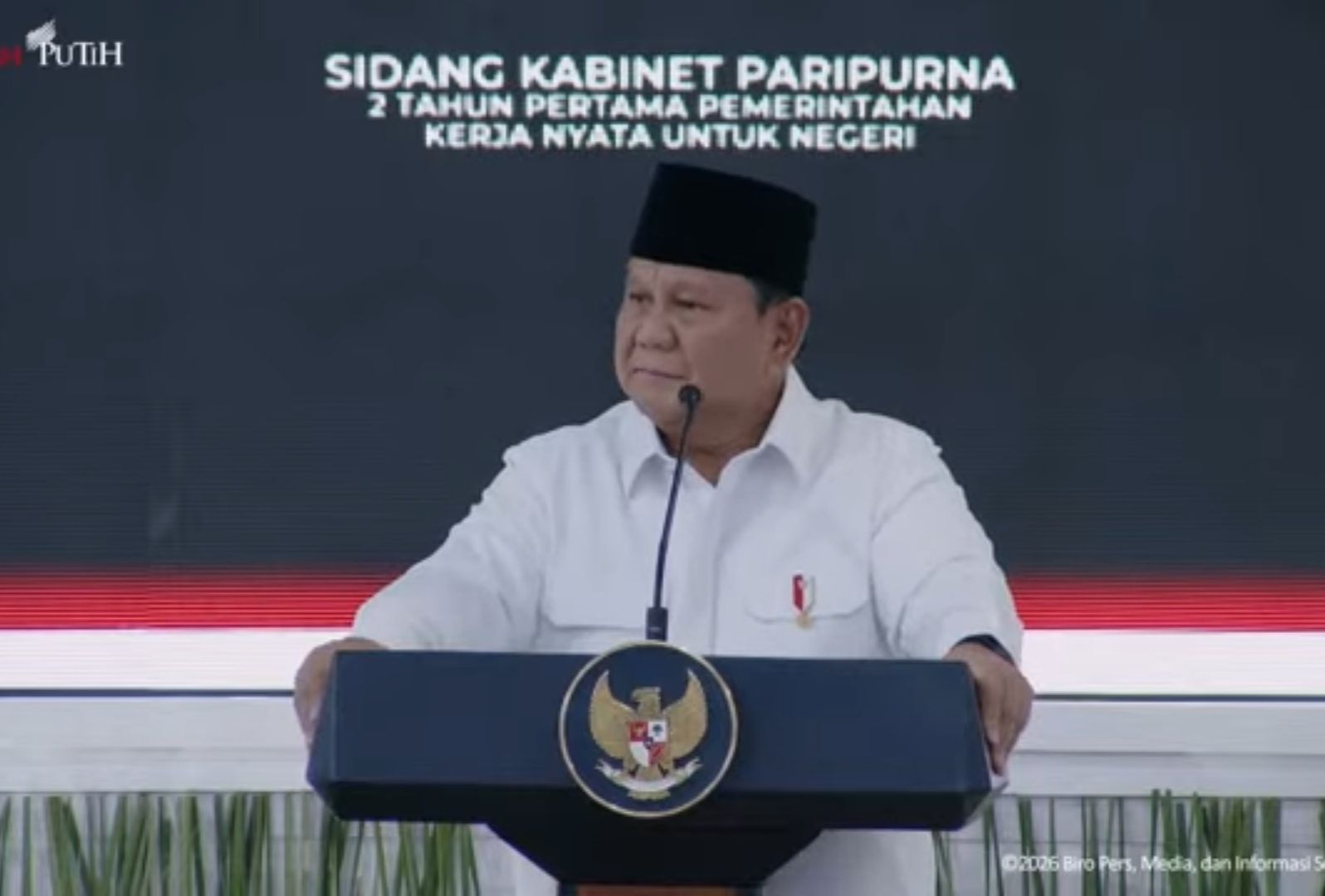 Presiden Prabowo Subianto. <b>(YouTube)</b>