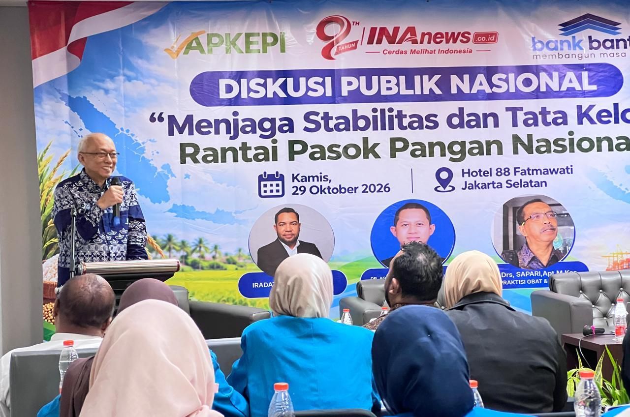 Diskusi HUT INAnews digelar di kawasan Fatmawati, Jakarta Selatan. 