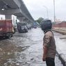 Banjir Rob Rendam Jalan RE Martadinata Jakut, Ketinggian 15 Cm