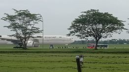 Ada Ancaman Bom, Polda Sumut Periksa Pesawat Saudia Airlines yang Mendarat Darurat di Kualanamu