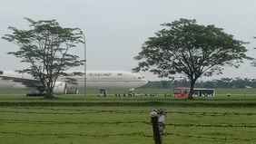 Tentara Nasional Indonesia (TNI) bergerak cepat menyusul adanya ancaman bom terhadap pesawat Saudi Airlines SV5276 yang tengah dalam penerbangan dari Jeddah menuju Jakarta.