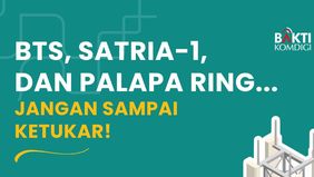 Badan Aksesibilitas Telekomunikasi dan Informasi (BAKTI) Komdigi mengingatkan masyarakat agar tidak lagi keliru membedakan tiga infrastruktur digital andalan Indonesia, yakni BTS 4G, Satelit SATRIA-1, dan Palapa Ring.