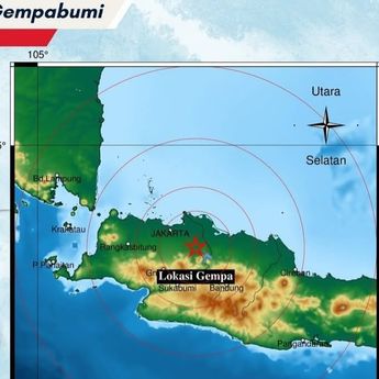 Gempa Magnitudo 2,6 Guncang Bekasi