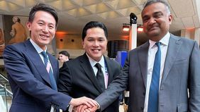 Menteri Badan Usaha Milik Negara (BUMN) Erick Thohir bertemu dengan CEO YouTube Neal Mohan dan CEO TikTok Shou Zi Chew membahas potensi digital ekonomi Indonesia yang akan mencapai Rp4.500 triliun.
