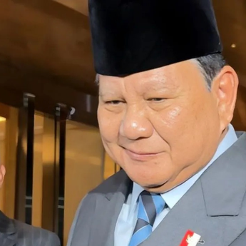 Prabowo Hadiri Resepsi El Rumi dan Syifa Hadju, Curhat Makan Kari Laksa