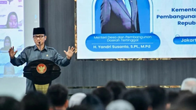 Menteri Desa dan Pembangunan Daerah Tertinggal (Mendes PDT) Yandri Susanto menilai penyelenggaraan ajang apresiasi kepala daerah berprestasi, National Governance Awards 2026, dapat menjadi pemicu semangat bagi daerah dalam mempercepat pembangunan des