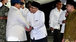 Prabowo Tiba di Jawa Timur Jelang Mujahadah Kubro Satu Abad NU