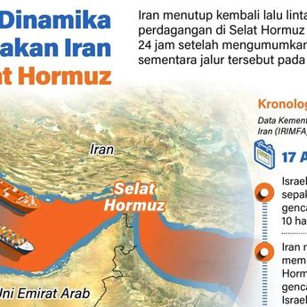 Infografik: Iran Tutup Kembali Selat Hormuz, Ketegangan Energi Global Meningkat