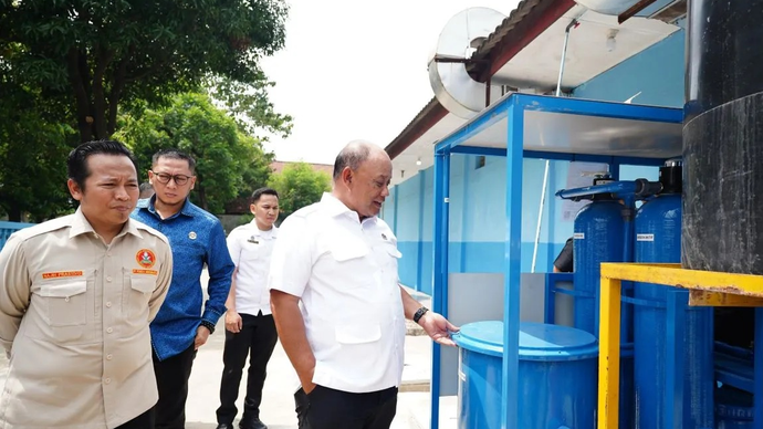 Kepala BGN Dadan Hindayana meresmikan SPPG Pemuda Muhammadiyah di Bekasi, Jawa Barat, pada Selasa (21/4/2026), ANTARA/HO-BGN.