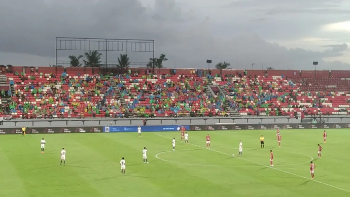 Bali United menang 2-0 melawan PSM Makassar pada laga pekan ke-30 Super League 2025/2026 di Stadion Kapten I Wayan Dipta, Kabupaten Gianyar, Bali, Senin (27/4/2026) ANTARA/Dewa Ketut Sudiarta Wiguna