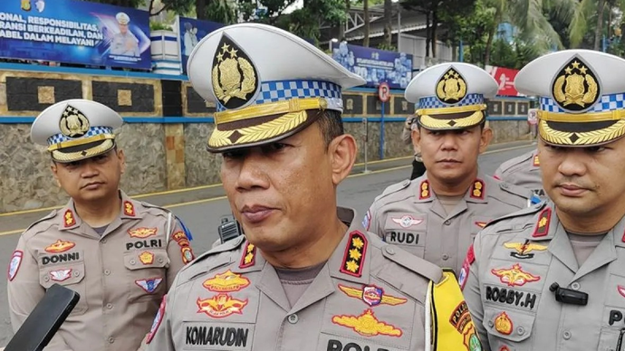 Direktur Lalu Lintas Polda Metro Jaya, Kombes Pol Komarudin. ANTARA/Ilham Kausar/am.