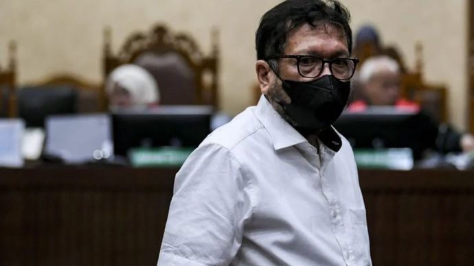 Terdakwa kasus dugaan suap vonis bebas Gregorius Ronald Tannur, Zarof Ricar di Pengadilan Tipikor, Jakarta.