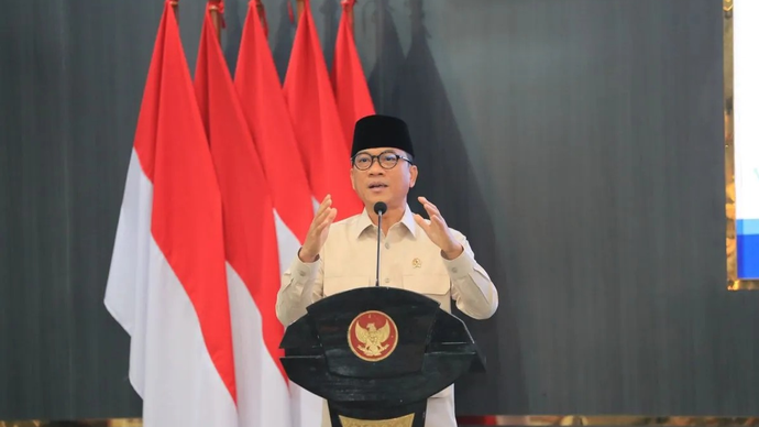 Menteri Desa dan Pembangunan Daerah Tertinggal (Mendes PDT) Yandri Susanto dalam acara penandatanganan nota kesepakatan di Kantor Kemendes PDT, Kalibata, Jakarta, Selasa (28/4/2026) ANTARA/HO-Humas Kemendes PDT